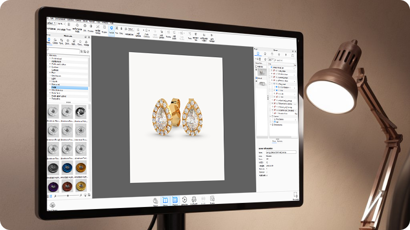 3D Jewelry Rendering